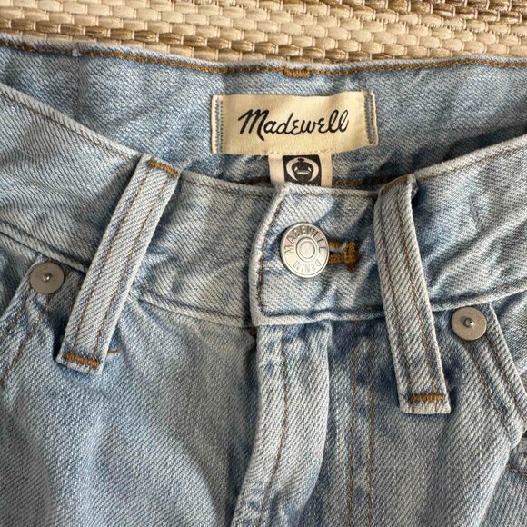 Madewell Women's The Perfect Vintage Jean Cotton Zip Fly Light Wash Size 25P - Picture 5 of 15